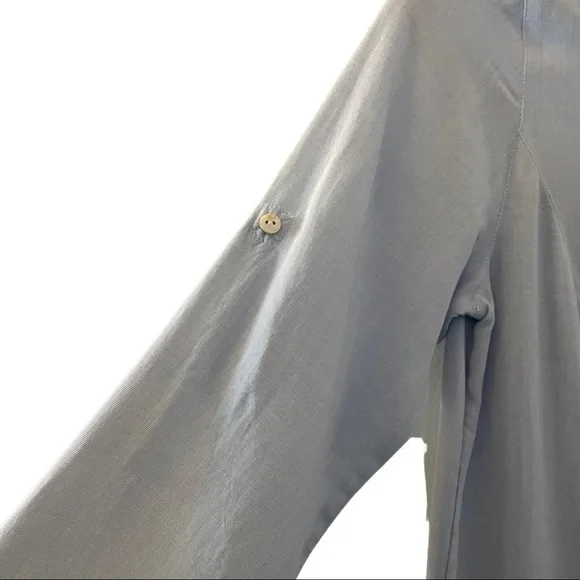 J. Jill Button Up Dress with Pockets & Embroidery Detail - Picture 6 of 14